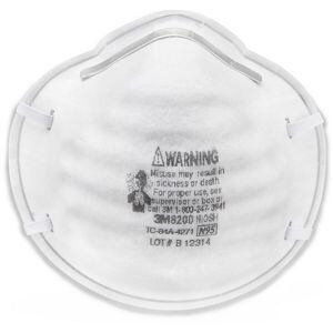 USC S-17009 3M 8200 N95 INDUSTRIAL RESPIRATOR