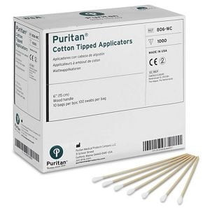USC S-18991 COTTON TIPPED APPLICATORS - INDUSTRIAL, 