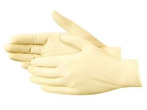 USC S-19177X ULINE TOUGH GRIP LATEX GLOVES - POWDER-F