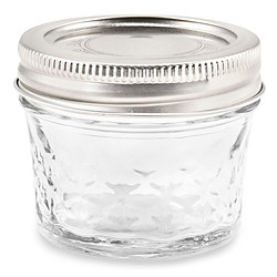 USC S-19695S BALL GLASS CANNING JARS SKID LOT - 4 OZ