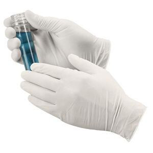 USC S-9642L EXAM GRADE LATEX GLOVES - POWDER-FREE, L