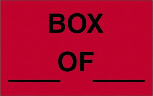 TAPE LOGIC DL1158 1 1/4" X 2" - "BOX  OF " (FLUORESCENT RE