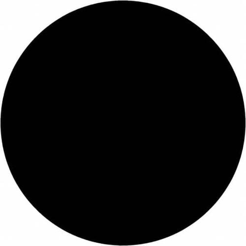 TAPE LOGIC DL690F 1/2" BLACK INVENTORY CIRCLE LABELS