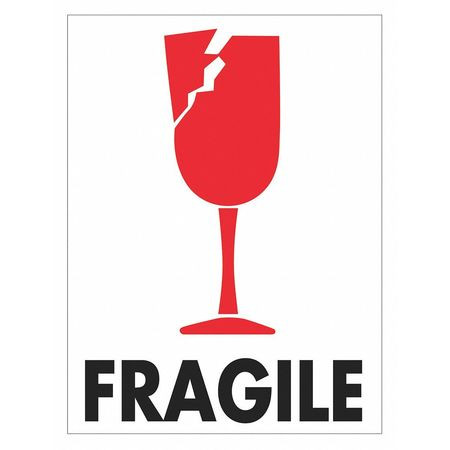 TAPE LOGIC IPM301 3" X 4" - "FRAGILE" LABELS