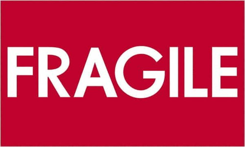 TAPE LOGIC DL1082 3" X 5" - "FRAGILE" (HIGH GLOSS) LABELS