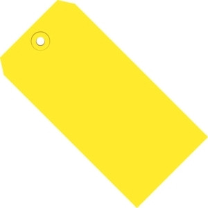 BOX PARTNERS G11021C SHIPPING TAGS, 3 1/4" X 1 5/8", YELLOW
