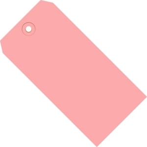 BOX PARTNERS G11041J SHIPPING TAGS, 4 1/4" X 2 1/8", PINK