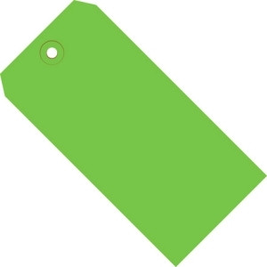 BOX PARTNERS G11051D SHIPPING TAGS, 4 3/4" X 2 3/8", GREEN