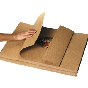 BOX PARTNERS IKP2436 PAPER SHEETS, INDENTED KRAFT,24" X 36"