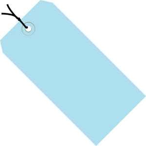 BOX PARTNERS G11042B SHIPPING TAGS, 4 1/4" X 2 1/8", BLUE