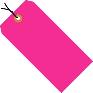 BOX PARTNERS G12012E SHIPPING TAGS, 2 3/4" X 1 3/8", PINK