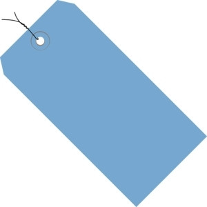 BOX PARTNERS G11043A SHIPPING TAGS, 4 1/4" X 2 1/8", BLUE