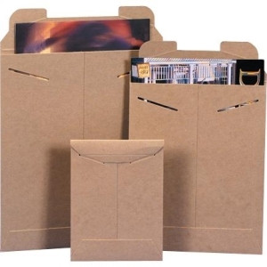 BOX PARTNERS RM4 FLAT MAILERS, 12 3/4" X 15", 100/CASE