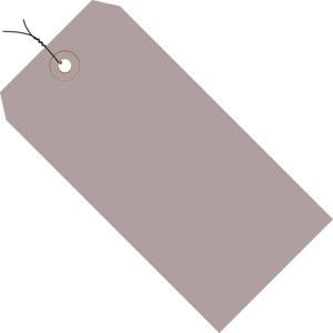 BOX PARTNERS G11053F SHIPPING TAGS, 4 3/4" X 2 3/8", GRAY