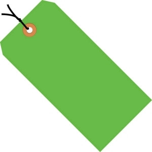 BOX PARTNERS G12042B SHIPPING TAGS, 4 1/4" X 2 1/8", GREEN