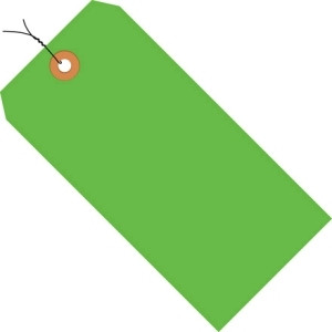 BOX PARTNERS G12053B SHIPPING TAGS, 4 3/4" X 2 3/8", GREEN
