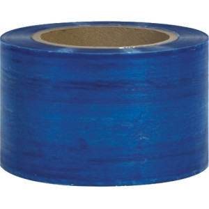 BOX PARTNERS TNB303BLUE STRETCH FILM, 3" X 80 GAUGEX1000', BLUE