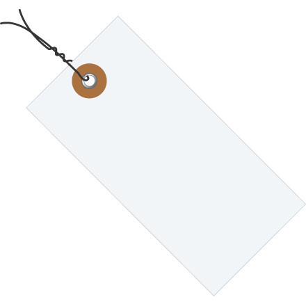 QUALITY PARK G13063 SHIPPING TAGS,5 1/4X2 5/8,PRE-WIRED
