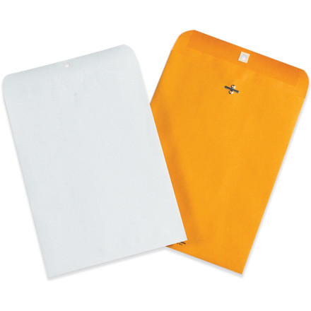 BOX PARTNERS EN1016 5 X 7 1/2" KRAFT CLASP ENVELOPES