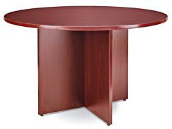 USC H-5673 CONFERENCE TABLE - 48" DIAMETER, MAHOGAN