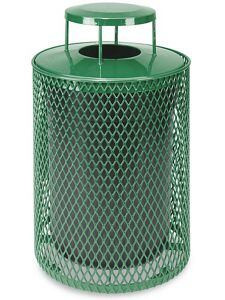 USC H-5154G THERMOPLASTIC TRASH CAN - 32 GALLON, BON