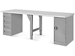 USC H-5929-LAM 4 DRAWER/1 CABINET PEDESTAL WORKBENCH - 