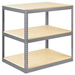 USC H-5293 WIDE SPAN STORAGE RACK - PARTICLE BOARD,