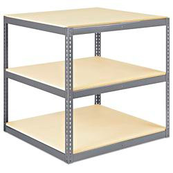 USC H-5294 WIDE SPAN STORAGE RACK - PARTICLE BOARD,