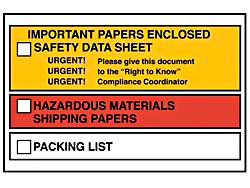 USC S-21299 SDS ENVELOPES - "IMPORTANT PAPERS ENCLOS