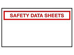 USC S-21298 SDS ENVELOPES - "SAFETY DATA SHEETS", 5 