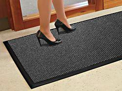 USC H-5125CH BERBER MAT - 4 X 12', CHARCOAL