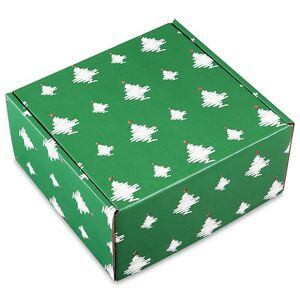 USC S-21667TREE HOLIDAY MAILER - 10 X 10 X 5", HOLIDAY T