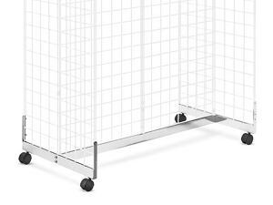 USC H-4282C GRIDWALL GONDOLA BASE - 24 X 48", CHROME