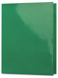 USC S-23023G PRESENTATION FOLDERS - GREEN