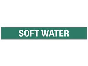 USC S-23505-1 "SOFT WATER" PIPE MARKERS - 34 - 2 38" P