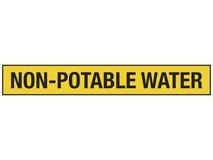 USC S-23496-1 "NON-POTABLE WATER" PIPE MARKERS - 34 - 