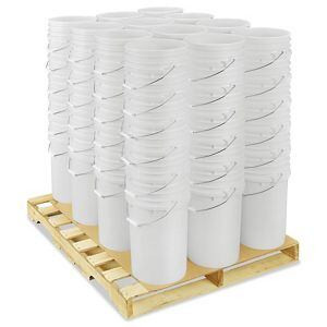 USC S-16969NATS PLASTIC PAIL SKID LOT - 7 GALLON, NATURA