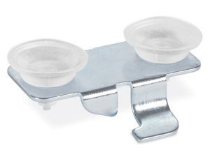 USC H-8518 SLATWALL GLASS SHELF RESTS - 1 12 X 34"