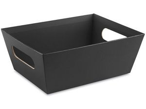 USC S-22254BL MARKET TRAYS - 9 X 7 X 3", BLACK