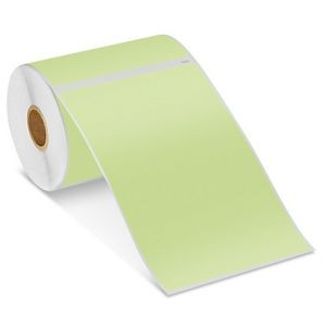 USC S-22416G ULINE MINI PRINTER LABELS - GREEN PAPER,