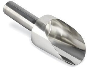 USC H-8722 SCOOP - STAINLESS STEEL, 8 OZ