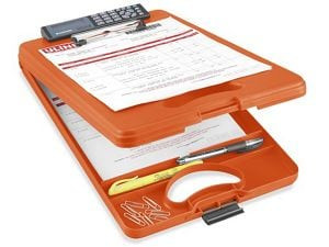 USC S-20583O STORAGE CLIPBOARD WITH CALCULATOR - ORAN