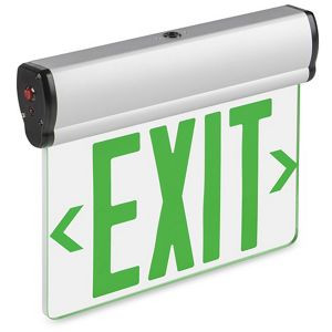 USC H-8562 EDGE-LIT ACRYLIC EXIT SIGN - GREEN