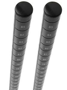 USC H-6798BL POST FOR BLACK WIRE SHELVING - 86"