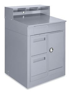 USC H-7648 2 DRAWER/1 CABINET STORAGE SHOP DESK