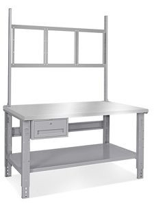 USC H-6341-SS DELUXE WORKSTATION STARTER TABLE - 60 X 