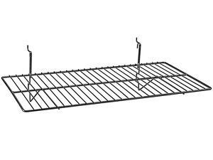 USC H-8036BL WIRE SHELVES - 24 X 12", BLACK