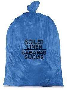 USC S-12985BLU BIOHAZARD TRASH LINER - 33 GALLON, 2.0 M