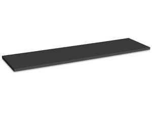USC H-6354BL SLATWALL DISPLAY SHELF - 48 X 12", BLACK