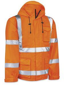 USC S-22970O-L LIGHTWEIGHT CLASS 3 RAIN JACKET - ORANGE